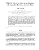 Báo cáo Phân tích thiết kế hệ thống tái tạo chân dung đối tượng theo đặc tả của các nhân chứng 