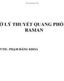 Bài thuyết trình Cơ sở lý thuyết quang phổ học Raman