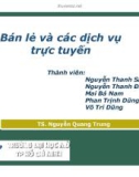 Tiểu luận: Bán lẻ và các dịch vụ trực tuyến