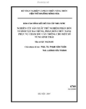 luận văn: NGHIÊN CỨU SẢN XUẤT THỬ NGHIỆM PHÂN BÓN VI SINH VẬT ĐA CHỦNG, PHÂN BÓN CHỨC NĂNG PHỤC VỤ CHĂM SÓC CÂY TRỒNG CHO MỘT SỐ VÙNG SINH THÁI
