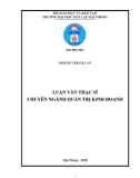 Luận văn Thạc sỹ ngành Quản trị kinh doanh: Giải pháp quản lý nhà nước về hải quan đối với doanh nghiệp chế xuất trong khu công nghiệp Nomura tại Chi cục Hải quan Khu chế xuất và khu công nghiệp Hải Phòng