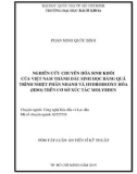 Tóm tắt luận án Tiến sĩ Kỹ thuật: Nghiên cứu chuyển hóa sinh khối của Việt Nam thành dầu sinh học bằng quá trình nhiệt phân nhanh và Hydrodeoxy hóa (HDO) trên cơ sở xúc tác Molybden
