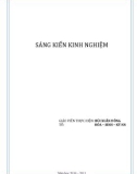 Báo cáo đề tài: Ứng dụng CNTT trong vấn đề soạn giảng và dạy học môn hóa học