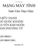 Báo cáo đề tài Mạng máy tính