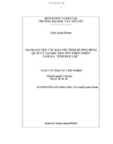 Luận văn thạc sĩ Lâm nghiệp: Đánh giá nhu cầu bảo tồn theo hướng đồng quản lý tại khu bảo tồn thiên nhiên NamKa tỉnh Đăk Lăk