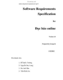 Đề tài: Đặc tả yêu cầu phần mềm