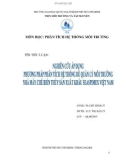 Tiểu luận: Nghiên cứu áp dụng phương pháp phân tích hệ thống để quản lý môi trường nhà máy chế biến thủy sản xuất khẩu Seaspimex Việt Nam