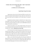 Báo cáo nghiên cứu khoa học TẤM BIA 'HOA LÂM TAM BẢO THỊ' (1656) - MỘT TƯ LIỆU ĐÁNG TIN CẬY VỀ LÝ CÔNG UẨN VÀ VÙNG MAI LÂM 