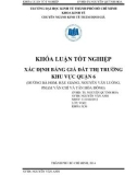 Chuyên đề tốt nghiệp: Xây dựng bảng giá đất thị trường khu vực quận 6 Tp. Hồ Chí Minh
