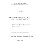 Tóm tắt luận văn Thạc sĩ Khoa học: Sáu phương pháp giải các bài toán phổ thông