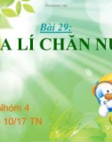 Bài thuyết trình Địa lý chăn nuôi