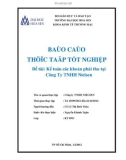 Báo cáo thực tập tốt nghiệp: Kế toán các khoản phải thu tại Công Ty TNHH Nielsen