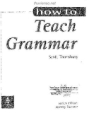 Ebook How to teach Grammar: Part 1