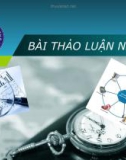 Bài thảo luận nhóm: Chi đơn đặt hàng kế toán đơn vị sự nghiệp