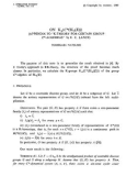 Báo cáo toán học: On K_*(C*(SL_2(Z))). (Appendix to K-theory for certain group C*-algebras by E. C. Lance) 