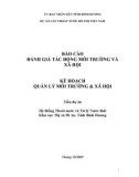 Báo cáo Đánh giá Tác động Môi trường và Xã hội: Dự án 'Hệ thống Thoát nước và Xử lý Nước thải khu vực thị xã Dĩ An, tỉnh Bình Dương'