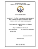 Luận văn Thạc sĩ Kỹ thuật: Nghiên cứu và nâng cao chất lượng hệ thống điều khiển vị trí động cơ bước sử dụng phương pháp điều khiển thích nghi