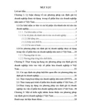 Đề tài: Các phương pháp xác định giá trị doanh nghiệp được áp dụng ở Việt Nam và sự vận dụng của các phương pháp đó trong việc cổ phần hóa các doanh nghiệp Nhà nước ở Việt nam