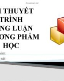 Bài thuyết trình nhóm Tổng luận thương phẩm