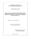 Luận văn Thạc sĩ Khoa học: Nâng cao chất lượng dịch vụ khách hàng cho Hệ thống Quản lý thông tin tài chính - FMIS tại Trung tâm công nghệ thông tin EVNIT – Công ty Thông tin Viễn thông Điện lực