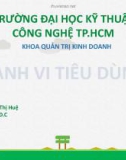 Bài thuyết trình: Hành vi tiêu dùng