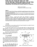 Báo cáo nghiên cứu khoa học: PHÂN TÍCH HỆ THANH BÊ TÔNG CỐT THÉP CÓ XÉT ĐẾN ĐẶC TRƯNG BIẾN DẠNG CỦA BÊ TÔNG
