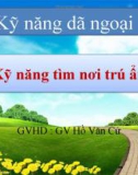 Bài thuyết trình Kỹ năng tìm nơi trú ẩn