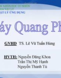 Bài thuyết trình Máy quang phổ