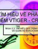 TÌM HiỂU VỀ PHẦN MỀM VTIGER - CRM