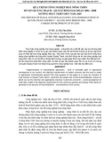 ĐỀ TÀI : QÚA TRÌNH CÔNG NGHIỆP HOÁ NÔNG THÔN HUYỆN QUẢNG TRẠCH - QUẢNG BÌNH GIAI ĐOẠN 2004 - 2008 HƢỚNG PHÁT TRIỂN ĐẾN NĂM 2020