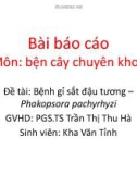 Bài báo cáo bệnh cây chuyên khoa: Bệnh gỉ sắt đậu tương - Phakopsora pachyrhyzi