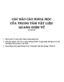 Triển khai công nghệ giai đoạn 1996-2001 và Kỷ yếu hội nghị tổng kết hoạt động nghiên cứu khoa học: Phần 2