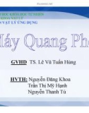 Bài thuyết trình Vật lý ứng dụng: Máy quang phổ - Chương 2