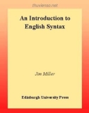 Ebook An introduction to English syntax: Part 1