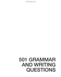 Ebook 501 grammar and writing questions: Part 1