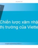 Tiểu luận: Chiến lược xâm nhập thị trường của Viettel