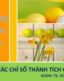 Thuyết trình: KPIs – các chỉ số thành tích cốt yếu