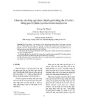 Tạp chí khoa học: Chọn tạo các dòng ngô được chuyển gen kháng sâu (CryIAc) thông qua vi khuẩn Agrobacterium tumefaciens