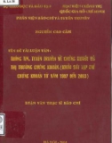 Luận văn Thạc sĩ Báo chí: Thông tin tuyên truyền về chứng khoán và thị trường chứng khoán (khảo sát Tạp chí Chứng khoán từ năm 1997 đến 2003)