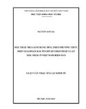 Luận văn Thạc sĩ Luật kinh tế: Đấu thầu mua sắm hàng hóa theo phương thức một giai đoạn hai túi hồ sơ theo pháp luật đấu thầu ở Việt Nam