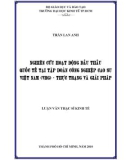 Luận văn Thạc sĩ Kinh tế: Nghiên cứu hoạt động đấu thầu quốc tế tại Tập đoàn công nghiệp cao su Việt Nam (VRG) - Thực trạng và giải pháp