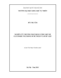 Luận văn Thạc sĩ Khoa học: Nghiên cứu phương pháp định lượng một số glycoside tim trong dược phẩm và dược liệu