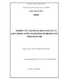 Niên luận Công nghệ môi trường: Nghiên cứu, đánh giá khả năng xử lý Asen trong nước ngầm bằng Hyđroxit sắt theo dạng mẻ