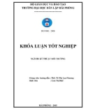 Đồ án tốt nghiệp ngành Kỹ thuật môi trường: Nghiên cứu khả năng xử lý Cr6+ trong nước bằng vật liệu hấp phụ chế tạo từ vỏ đậu tương