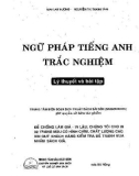 Ngữ pháp Tiếng Anh trắc nghiệm: Lý thuyết và bài tập - Phần 1