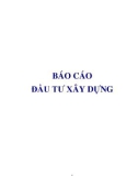 BÁO CÁO ĐẦU TƯ XÂY DỰNG