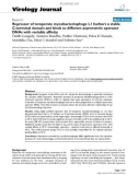 Báo cáo hóa học: Repressor of temperate mycobacteriophage L1 harbors a stable C-terminal domain and binds to different asymmetric operator DNAs with variable affinity