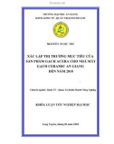 ĐỀ TÀI XÁC LẬP THỊ TRƯỜNG MỤC TIÊU CỦA SẢN PHẨM GẠCH ACERA CHO NHÀ MÁY GẠCH CERAMIC AN GIANG ĐẾN NĂM 2010 