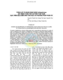 Báo cáo: Phân lập và nhận dạng nấm Colletotrichum gây bệnh thán thư cà phê ở Việt Nam dựa trên đặc điểm hình thái học và phương pháp phân tử