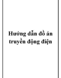 Hướng dẫn đồ án truyền động điện